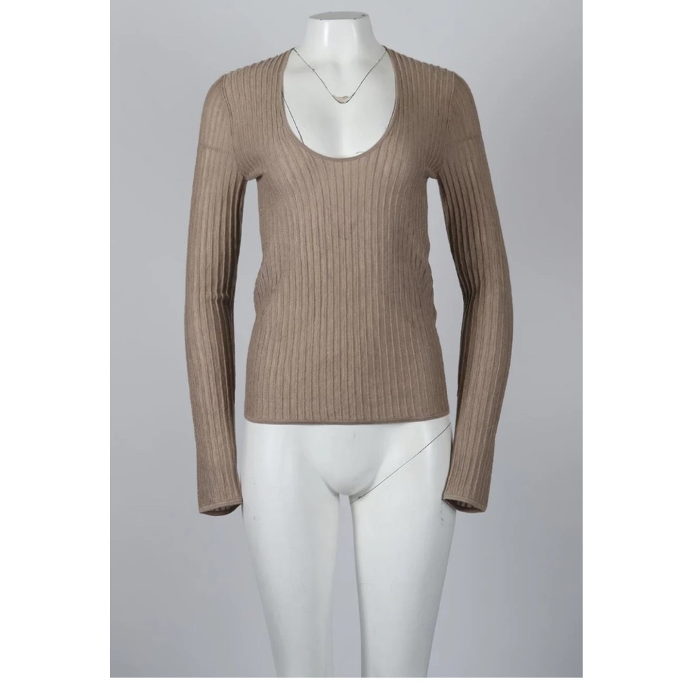 Co Ribbed Cashmere Top